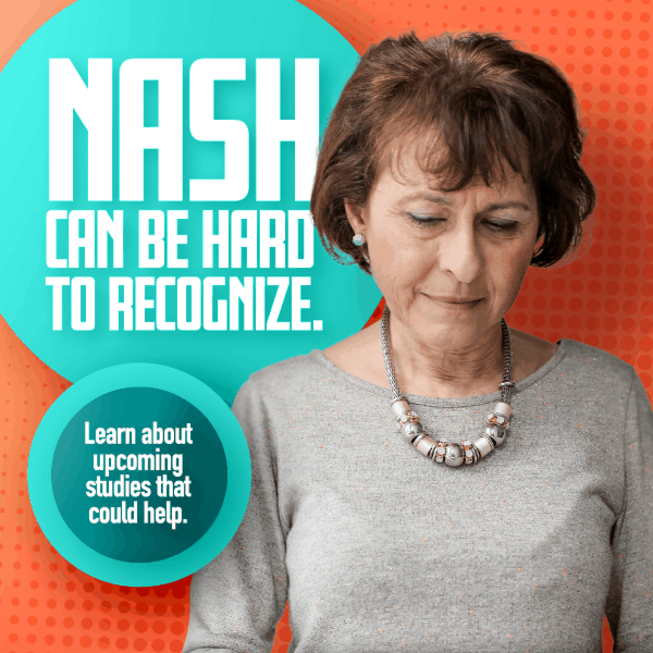 NASH can be hard to recognize, NASH research, older woman looking down