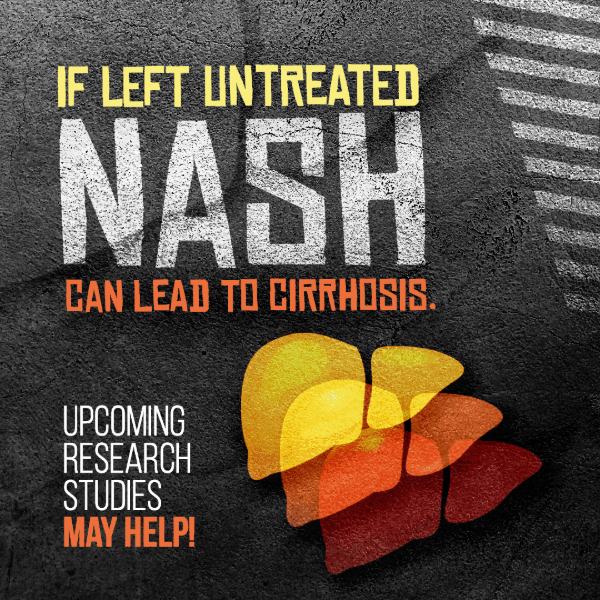 NASH can lead to cirrhosis if not treated, NASH research