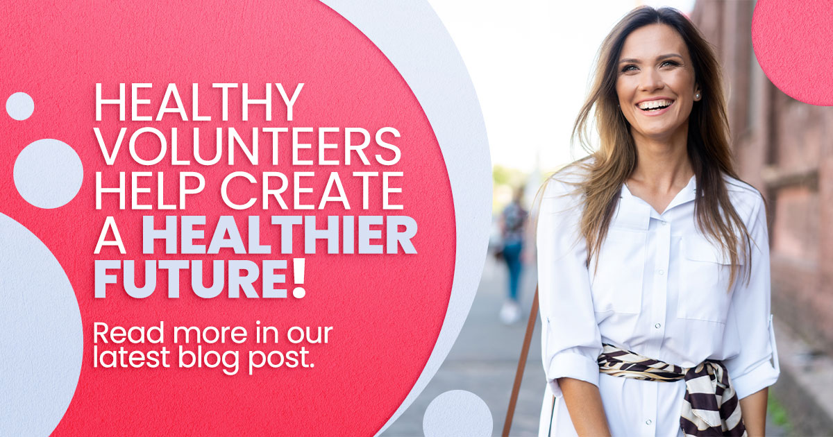 Healthy volunteers create a healthier future