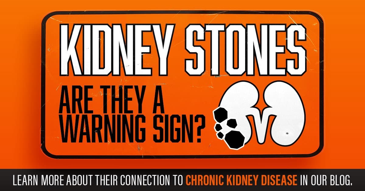 Kidney stones - Are they a warning sign?